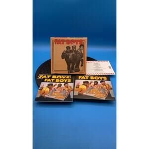 Fat Boys Album Self Titled CD Pizza Box Set Limited Edition Complete w/Sticker